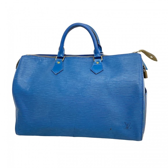 Louis Vuitton Epi Toledo Speedy Blue Handbag - Picture 1 of 9